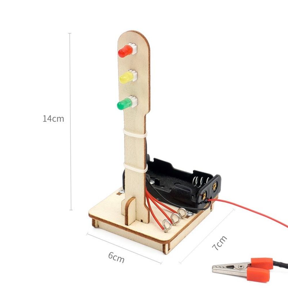 Купить Миниатюрный электрический светофор, 6V недорого в Москве - Зелёный Кораблик