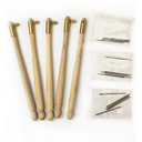 Крючок люневильский с 3 сменными иглами (№0.7, 0.9, 1.2) — фото, картинка — 1