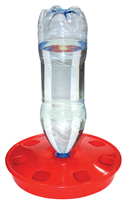 Кормушка-поилка для домашней птицы (под бутылку) — фото, картинка — 1