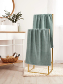 Полотенце махровое (70x140 см; зелёный) — фото, картинка — 2