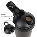 Шейкер спортивный (600 мл; чёрный) — фото, картинка — 2