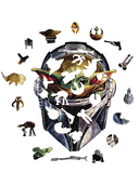 Деревянный пазл 