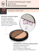 Пудра для лица скульптурирующая 