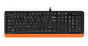 Клавиатура A4Tech Fstyler FK10 (чёрно-оранжевая) — фото, картинка — 1