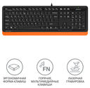 Клавиатура A4Tech Fstyler FK10 (чёрно-оранжевая) — фото, картинка — 6