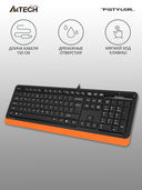 Клавиатура A4Tech Fstyler FK10 (чёрно-оранжевая) — фото, картинка — 7