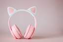 Подарочный набор. Наушники беспроводные Miru Cat EP-W10 (розовые) + портативная колонка Defender Enjoy S600 — фото, картинка — 12