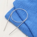 Спицы круговые для вязания (металл; 3,5 мм; 100 см) — фото, картинка — 4