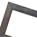 Рамка деревянная со стеклом (тёмно-серая; 15х21 см) — фото, картинка — 1