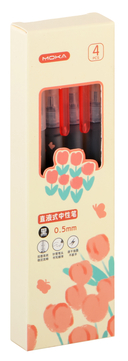 Набор ручек гелевых черных 