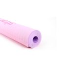 Коврик для йоги и фитнеса Core FM-201 (173х61х0,4 см; розовый/фиолетовый) — фото, картинка — 2