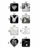 Набор 3D наклеек 