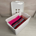 Корзина с крышкой 