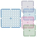 Коврик для раковины пластмассовый (290 мм) — фото, картинка — 1