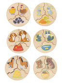 Деревянный пазл 