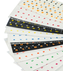 Стикеры на клавиатуру с русскими буквами (цветные) — фото, картинка — 4