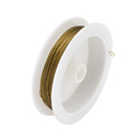 Ювелирный тросик (0,45 мм х 10 м; золото) — фото, картинка — 1