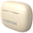 Наушники беспроводные Canyon OnGo TWS-10 (бежевые) — фото, картинка — 5