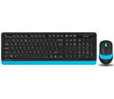 Беспроводной набор A4Tech Fstyler FG1010 (чёрно-синий; мышь, клавиатура) — фото, картинка — 1
