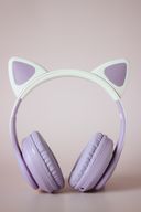 Наушники беспроводные Miru Cat EP-W10 (сиреневые) — фото, картинка — 2