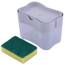 Дозатор для моющего средства с губкой 
