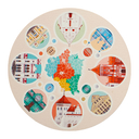 Набор падставак пад кубак 