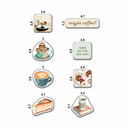 Набор 3D наклеек 