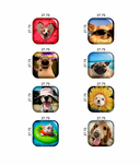 Набор 3D наклеек 