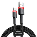 Кабель Baseus Cafule Cable USB For Type-C (2 м; чёрно-красный) — фото, картинка — 1