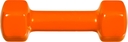 Гантель обрезиненная 1,5 кг (оранжевая) — фото, картинка — 2