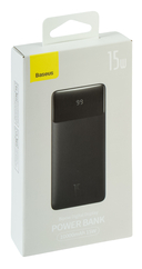 Портативное зарядное устройство Baseus Bipow Digital Display 15W (черный) — фото, картинка — 1