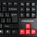 Клавиатура Nakatomi KN-02U (черно-красная) — фото, картинка — 6