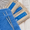 Набор круговых спиц для вязания (металл; 100 см; 3 шт.) — фото, картинка — 5