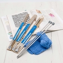 Набор спиц для вязания (металл; 35 см; 6 шт.) — фото, картинка — 3