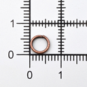 Кольцо соединительное для бижутерии (6 мм; 50 шт.; медь) — фото, картинка — 1