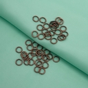 Кольцо соединительное для бижутерии (6 мм; 50 шт.; медь) — фото, картинка — 2