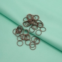 Кольцо соединительное для бижутерии (10 мм; 50 шт.; медь) — фото, картинка — 2