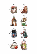 Набор 3D наклеек 