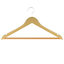 Вешалка для одежды (5 шт.; натуральный) — фото, картинка — 2