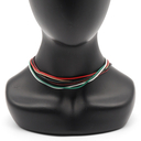 Набор шнурков для украшений (6 шт.; красно-зеленый) — фото, картинка — 1