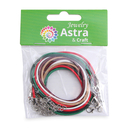 Набор шнурков для украшений (6 шт.; красно-зеленый) — фото, картинка — 2