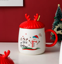 Кружка с крышкой и ложкой 