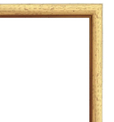 Рамка пластиковая со стеклом (золотая; 30х40 см) — фото, картинка — 1
