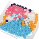 Аппликация из помпонов 