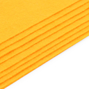 Фетр листовой мягкий (20х30 см; светло-горчичный; 10 листов) — фото, картинка — 2