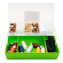 Коробка двухъярусная для хранения мелочей (салатовый) — фото, картинка — 4