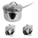 Ковш металлический с крышкой 1,9 л 