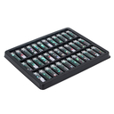 Набор блесток декоративных (36 шт.; бело-зелено-красный) — фото, картинка — 2