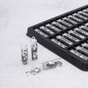 Набор блесток декоративных (36 шт.; серебро) — фото, картинка — 3