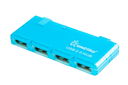USB Hub 4 ports (SBHA-6110-B) (Blue) — фото, картинка — 1